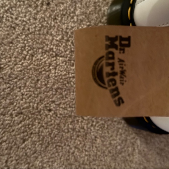 Dr. Martens White and Black Ankle Boots - Picture 6 of 7